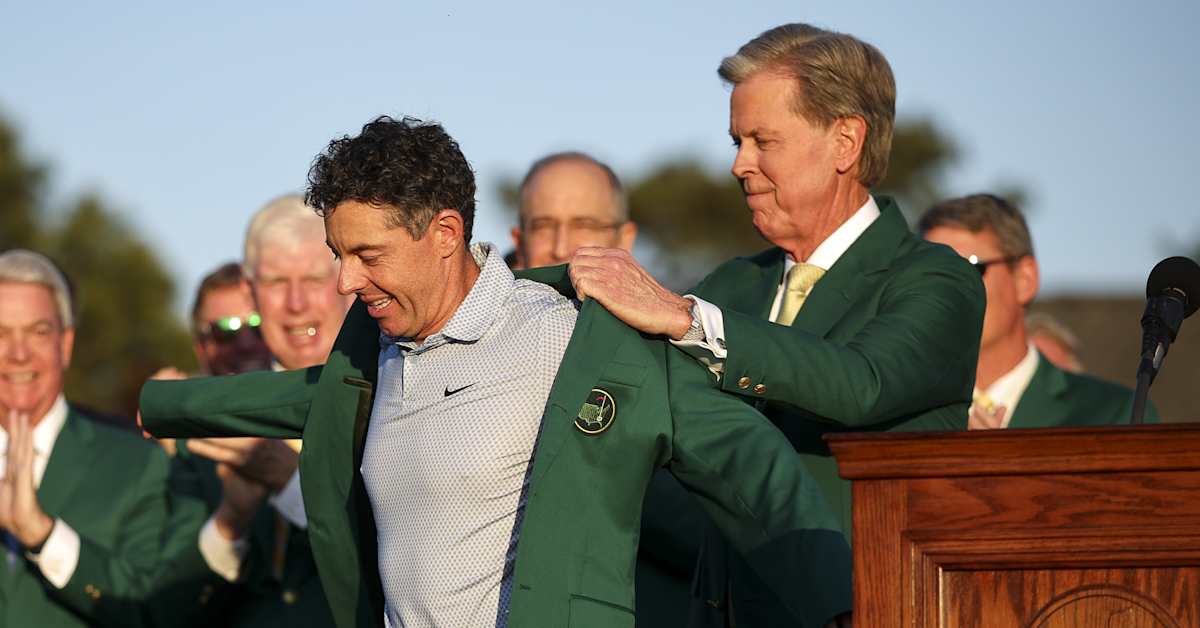 Rory McIlroy green jacket ceremony