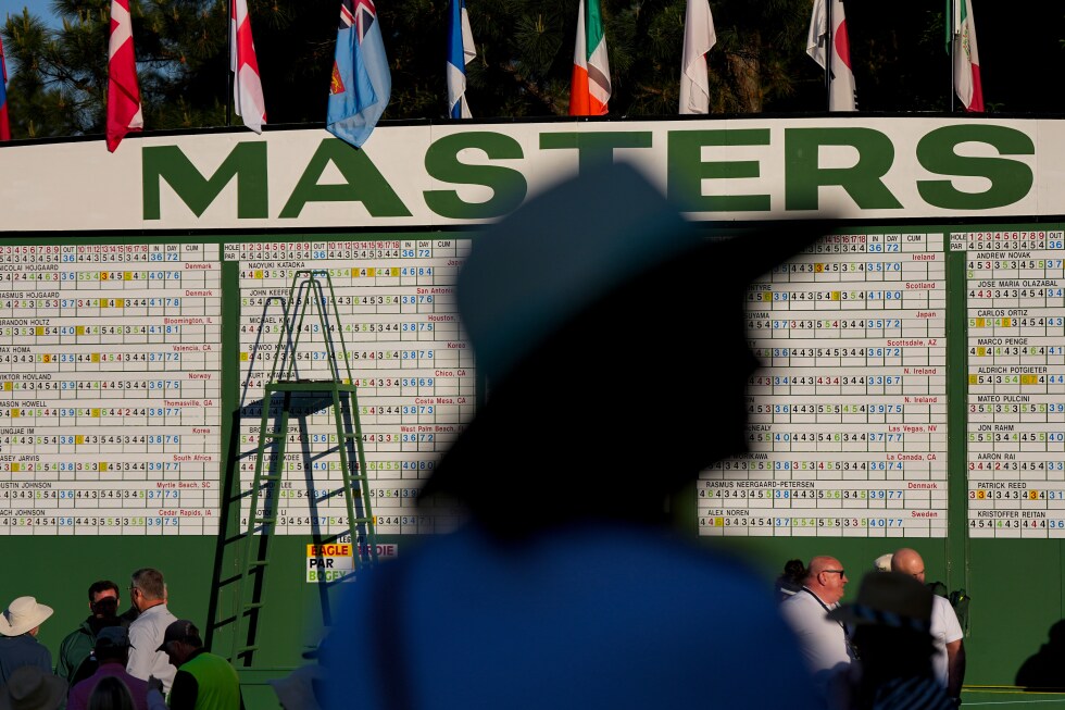 Masters merchandise atmosphere
